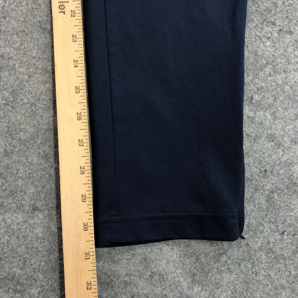 Nike Mens Track Pants Large Navy Blue Dri-FIT Ankle Zip Athletic Training Gym